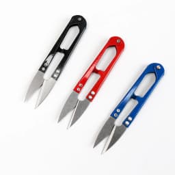 12pcs Tailor Scissors Cross Stitch Garment High Quality U Shape Spring Sewing Scissors Tool Diy Thread Yarn Embroidery Patch