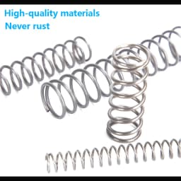 Stainless Steel Compression Spring Wire Diameter 1.2mm Y-type Rotor Return Spring 304 SUS Compressed Spring  10PCS