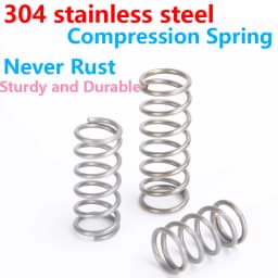 Stainless Steel Compression Spring Wire Diameter 1.2mm Y-type Rotor Return Spring 304 SUS Compressed Spring  10PCS