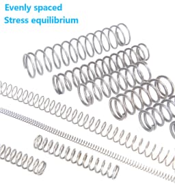Stainless Steel Compression Spring Wire Diameter 1.2mm Y-type Rotor Return Spring 304 SUS Compressed Spring  10PCS