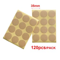100/500Pcs Kraft Paper Stickers Round Blank Labels For Handmade Gift Tag Paper DIY Envelope Sealing Stickers Stationery