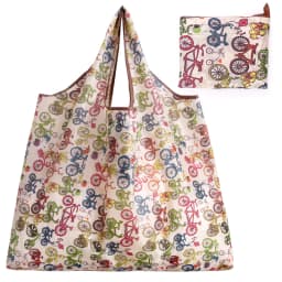 BIG Eco-Friendly Folding Shopping Bag Reusable Portable Shoulder Handbag for Travel Grocery Fashion Pocket Tote