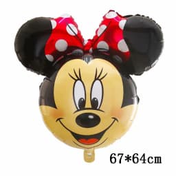 Giant Mickey Minnie Mouse Balloons Disney Cartoon Foil Balloon Baby Shower Birthday Party Decorations Kids Classic Toys Air Gift