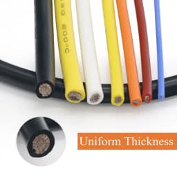 1M/5M Heat-resistant cable 30 28 26 24 22 20 18 16 15 14 12 10 8AWG Ultra Soft Silicone Wire High Temperature Flexible Copper