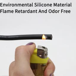 1M/5M Heat-resistant cable 30 28 26 24 22 20 18 16 15 14 12 10 8AWG Ultra Soft Silicone Wire High Temperature Flexible Copper