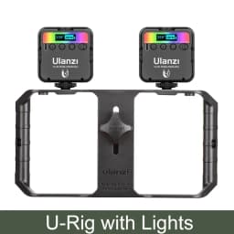 Ulanzi VL49 Full Color RGB LED Video Light 2500K-9000K 800LUX Magnetic Mini Fill 3 Cold Shoe 2000mAh Type-C Camera Light