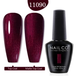 NAILCO 15ml Gel Nail Polish Semi-permanent Hybrid Varnish Black Red Color Gel Polish Nail Art UV Nail Supplies For Professionals