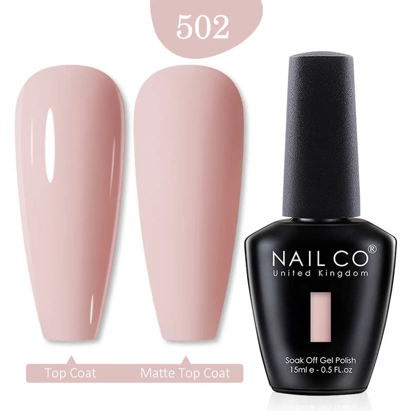 NAILCO 15ml Gel Nail Polish Semi-permanent Hybrid Varnish Black Red Color Gel Polish Nail Art UV Nail Supplies For Professionals
