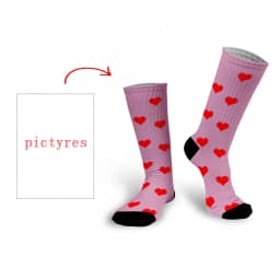 Personal Customized Avatar Printed Socks for Men Women Fashion Funny Cotton Long Socks for Children DIY Design Compression Socks