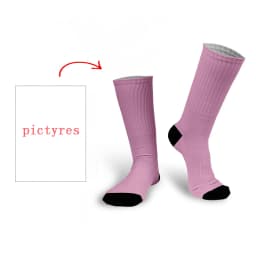 Personal Customized Avatar Printed Socks for Men Women Fashion Funny Cotton Long Socks for Children DIY Design Compression Socks