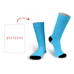 Personal Customized Avatar Printed Socks for Men Women Fashion Funny Cotton Long Socks for Children DIY Design Compression Socks