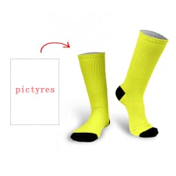 Personal Customized Avatar Printed Socks for Men Women Fashion Funny Cotton Long Socks for Children DIY Design Compression Socks
