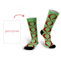 Personal Customized Avatar Printed Socks for Men Women Fashion Funny Cotton Long Socks for Children DIY Design Compression Socks