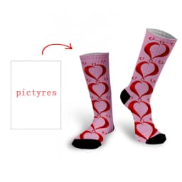 Personal Customized Avatar Printed Socks for Men Women Fashion Funny Cotton Long Socks for Children DIY Design Compression Socks