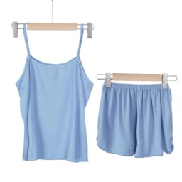 Summer Pajamas Set for Women Sexy Home Clothes SleepwearTank Top Suits with Shorts Cute Underwear Soft Nightwear Sleeveless