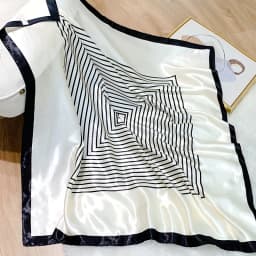 2022 Design brand foulard Neckerchief Shawl Wraps Print Silk Satin Scarf square Women Muslim Hijab Elegant Headband Bandana