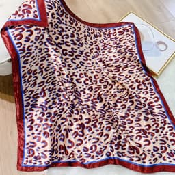 2022 Design brand foulard Neckerchief Shawl Wraps Print Silk Satin Scarf square Women Muslim Hijab Elegant Headband Bandana