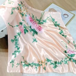 2022 Design brand foulard Neckerchief Shawl Wraps Print Silk Satin Scarf square Women Muslim Hijab Elegant Headband Bandana