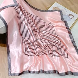 2022 Design brand foulard Neckerchief Shawl Wraps Print Silk Satin Scarf square Women Muslim Hijab Elegant Headband Bandana