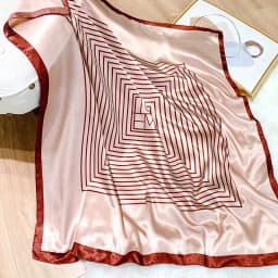 2022 Design brand foulard Neckerchief Shawl Wraps Print Silk Satin Scarf square Women Muslim Hijab Elegant Headband Bandana