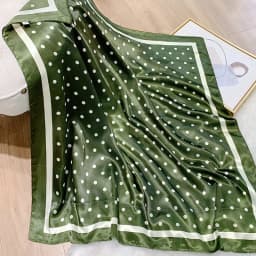 2022 Design brand foulard Neckerchief Shawl Wraps Print Silk Satin Scarf square Women Muslim Hijab Elegant Headband Bandana