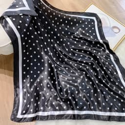 2022 Design brand foulard Neckerchief Shawl Wraps Print Silk Satin Scarf square Women Muslim Hijab Elegant Headband Bandana