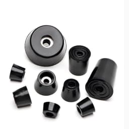 4pc Black Rubber Feet Non-slip Furniture Foot Table Leg Cabinet Bottom Pad for subwoofer Speaker machinery Funiture Accessories