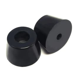4pc Black Rubber Feet Non-slip Furniture Foot Table Leg Cabinet Bottom Pad for subwoofer Speaker machinery Funiture Accessories
