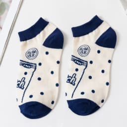 Streetwear Spring Autumn Cartoon Grid Woman Socks Cotton Kawaii and Funny Socks Women 12601