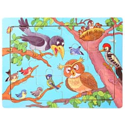 15*11cm 12pcs Wood Puzzle Kids Educational Toys Cartoon Animal/Traffic 3dD Wooden Puzzle Jigsaw Toys For Children Gifts