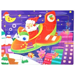 15*11cm 12pcs Wood Puzzle Kids Educational Toys Cartoon Animal/Traffic 3dD Wooden Puzzle Jigsaw Toys For Children Gifts