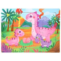 15*11cm 12pcs Wood Puzzle Kids Educational Toys Cartoon Animal/Traffic 3dD Wooden Puzzle Jigsaw Toys For Children Gifts