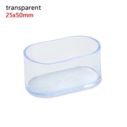 4pcs Non-Slip Oval Chair Leg Caps Feet Protector Pads Silicone Furniture Table Covers Socks Dust Cover Leveling Feet Round Botto