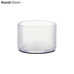 4pcs Non-Slip Oval Chair Leg Caps Feet Protector Pads Silicone Furniture Table Covers Socks Dust Cover Leveling Feet Round Botto