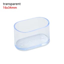 4pcs Non-Slip Oval Chair Leg Caps Feet Protector Pads Silicone Furniture Table Covers Socks Dust Cover Leveling Feet Round Botto