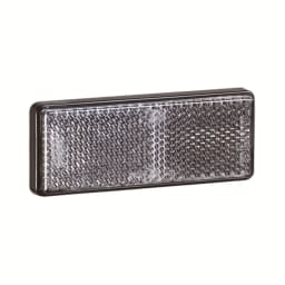 AOHEWEI 1PC Self Adhesive Reflectors Rectangular Safety Mark Signal Strip Rear Position for Car Cycle Carriers Fence Gate Post