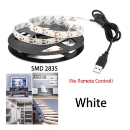 LED Strip Light 2835 5050 USB Bluetooth Flexible Lamp Tape 3key Sound Sensor RGB Ribbon 1M 2M 3M 4M DC5V Decoration TV BackLight