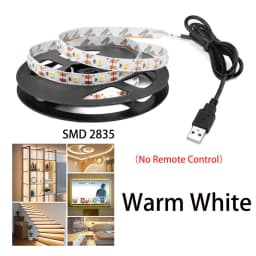 LED Strip Light 2835 5050 USB Bluetooth Flexible Lamp Tape 3key Sound Sensor RGB Ribbon 1M 2M 3M 4M DC5V Decoration TV BackLight