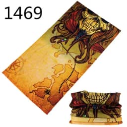 1451-1500 Outdoor Magic Bandana Cycling Sunshade Scarf Polyester Hiking Neck Cover Fishing Windproof Headband Multi Use Mask