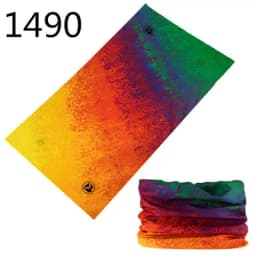 1451-1500 Outdoor Magic Bandana Cycling Sunshade Scarf Polyester Hiking Neck Cover Fishing Windproof Headband Multi Use Mask
