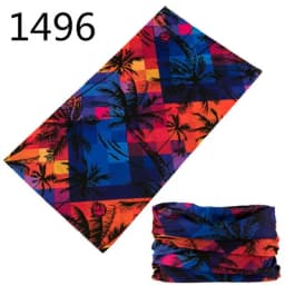 1451-1500 Outdoor Magic Bandana Cycling Sunshade Scarf Polyester Hiking Neck Cover Fishing Windproof Headband Multi Use Mask