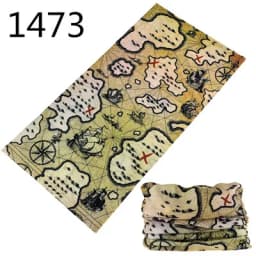 1451-1500 Outdoor Magic Bandana Cycling Sunshade Scarf Polyester Hiking Neck Cover Fishing Windproof Headband Multi Use Mask