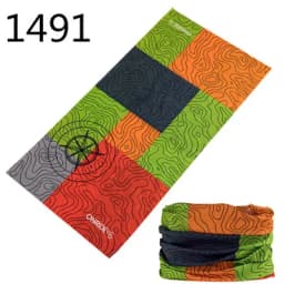 1451-1500 Outdoor Magic Bandana Cycling Sunshade Scarf Polyester Hiking Neck Cover Fishing Windproof Headband Multi Use Mask