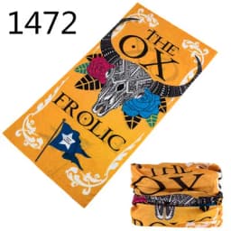 1451-1500 Outdoor Magic Bandana Cycling Sunshade Scarf Polyester Hiking Neck Cover Fishing Windproof Headband Multi Use Mask