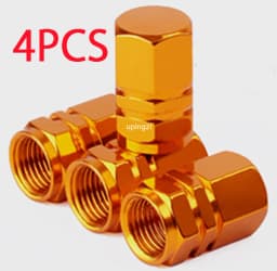 Aluminum Alloy Car Wheel Tire Valve Caps Tyre Rim Stem Covers Airdust Waterproof For Automobiles Motorcycles Trucks Bikes