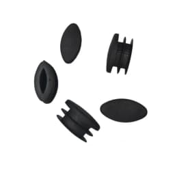 20pcs Chair Leg Cap Oval Shape Feet Protectors Parquet Pads Furniture Table Cover Sock Hole Plug Dust Cover Leveling Feet System