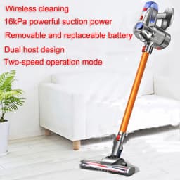 Wireless Handheld Vacuum Cleaner 15kPa Powerful Suction 150W Dual Motor LED Lighting Electric Sweeper Cordless Home Dust Cleaner