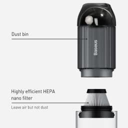 Baseus 2pcs Replaceable HEPA Filter for 15000PA A3 Vacuum Cleaner