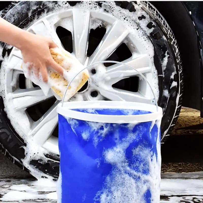 Multifunctional Portable Folding Bucket Outdoor Fishing Car Wash Cleaning Tool Bucket Tool Camping Outdoor Supplies