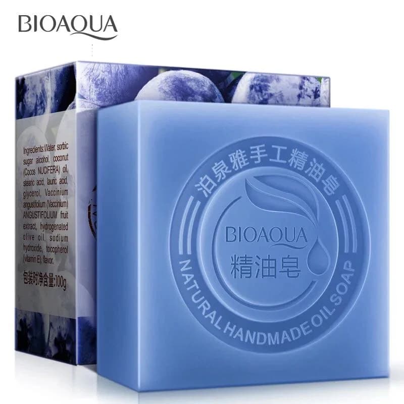 Luxurious Essential Oil Soap Collection - Featuring Honey, Rose, Jasmine, Aloe,Matcha,Blueberry, Lavender, Bamboo Charcoal Soaps